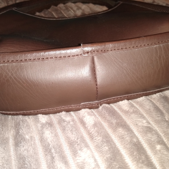 Small brown leather handbag - Picture 2 of 6